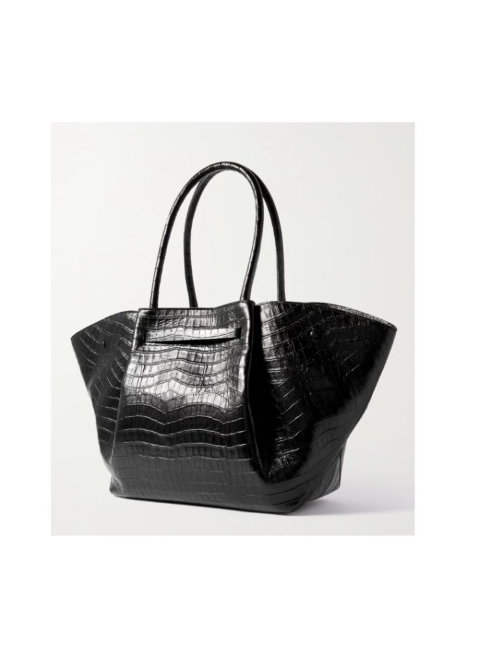 DeMellier London The New York Black Croc-Effect Handbag (NWT, never been used) - Picture 5 of 7